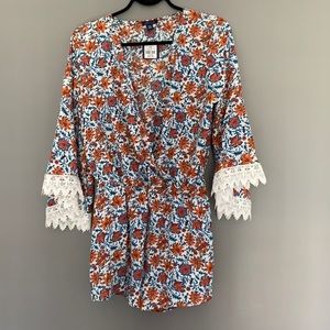 Floral UK2LA Romper - New with Tags